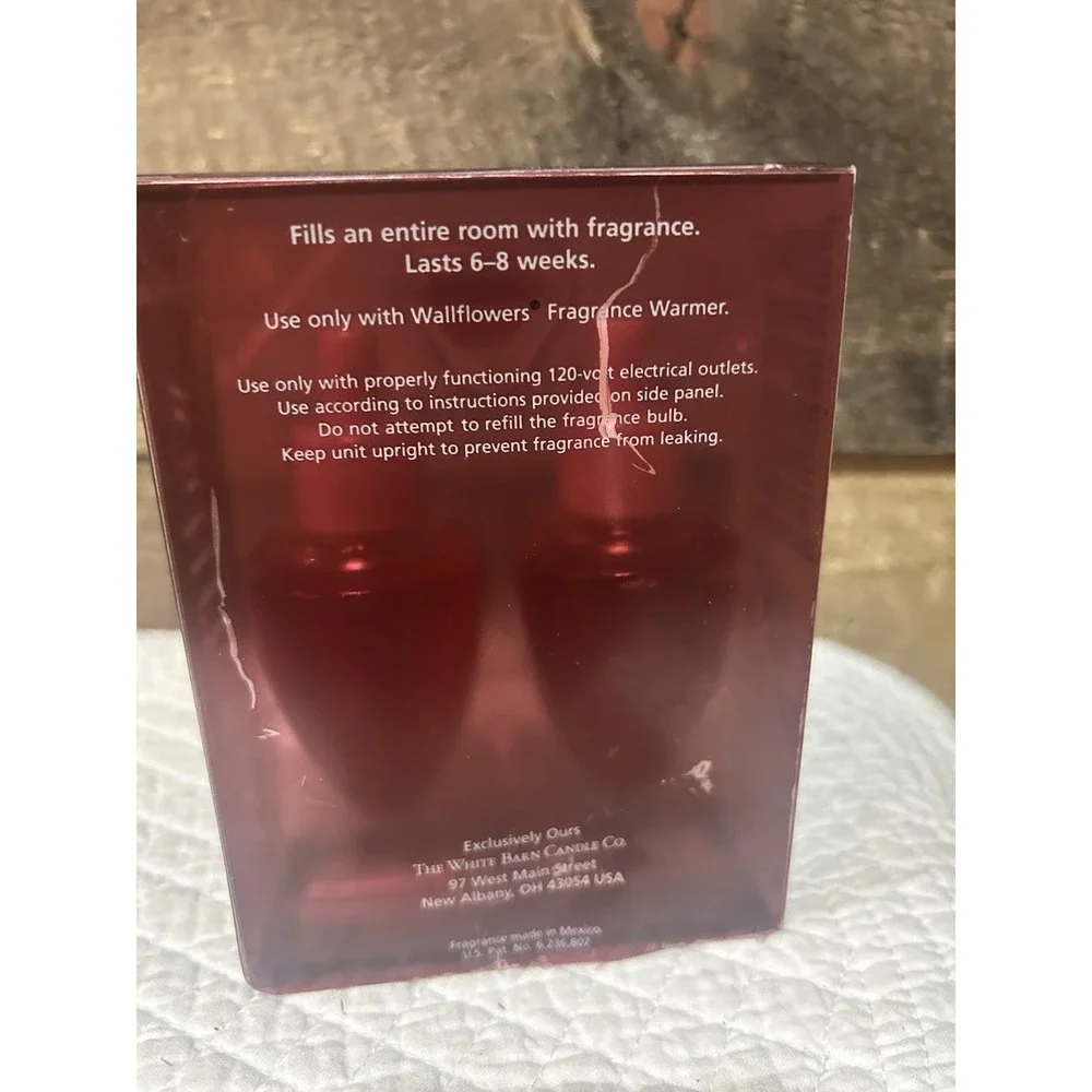 Bath & Body Works SPICED CIDER Wallflower Refill 2 Bulb 0.8‎ oz VERY RARE